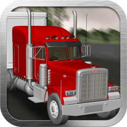 Big Red Truck: 3D Driving Sim أيقونة