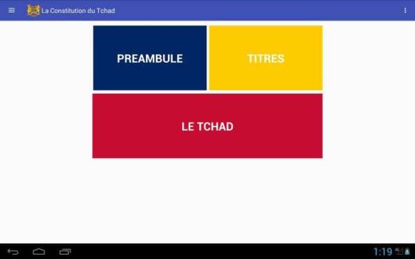 La Constitution du Tchad screenshot 3