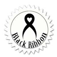 Black bow Black ribbon on 9Apps