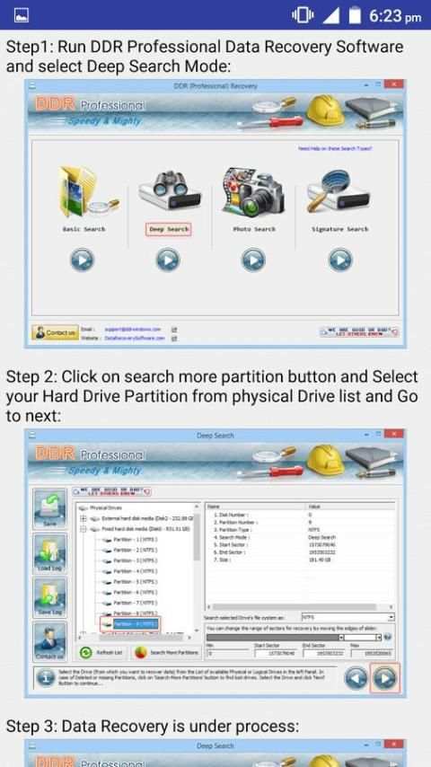 Hard Disk Drive Recovery Help скриншот 2