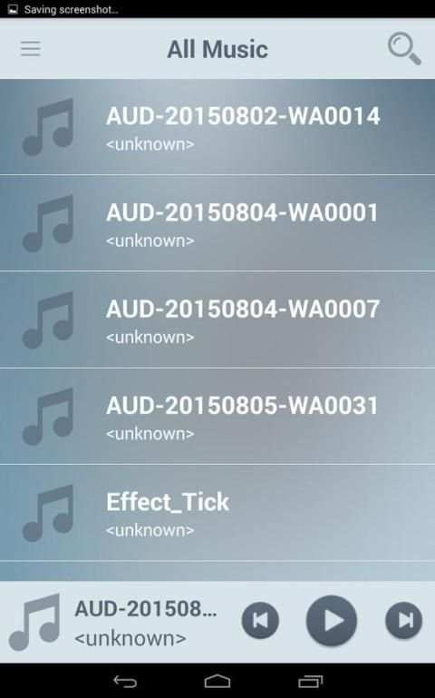 Music player HD स्क्रीनशॉट 3