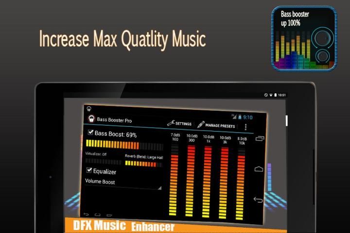 Equalizer Mp3 booster screenshot 1