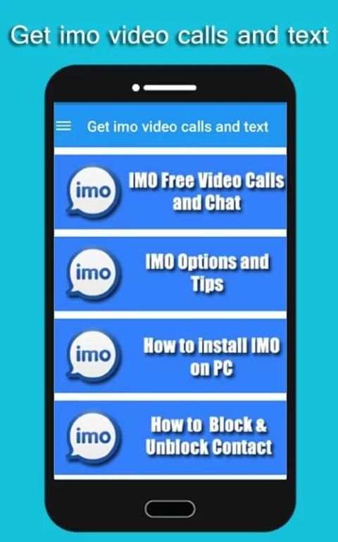 Get imo video calls and text 3 تصوير الشاشة