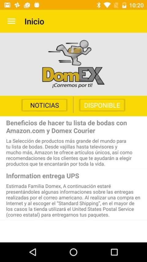 Domex Courier screenshot 3