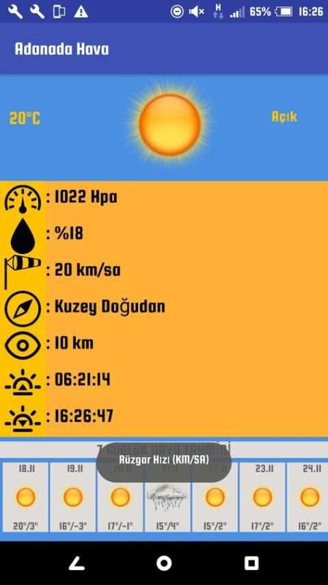 Adanada Hava screenshot 3