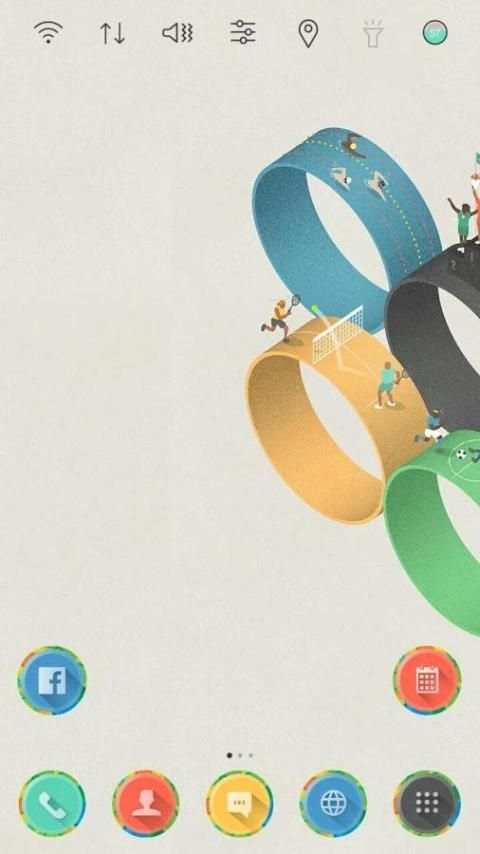 Rio Olympic2016 Launcher theme screenshot 6
