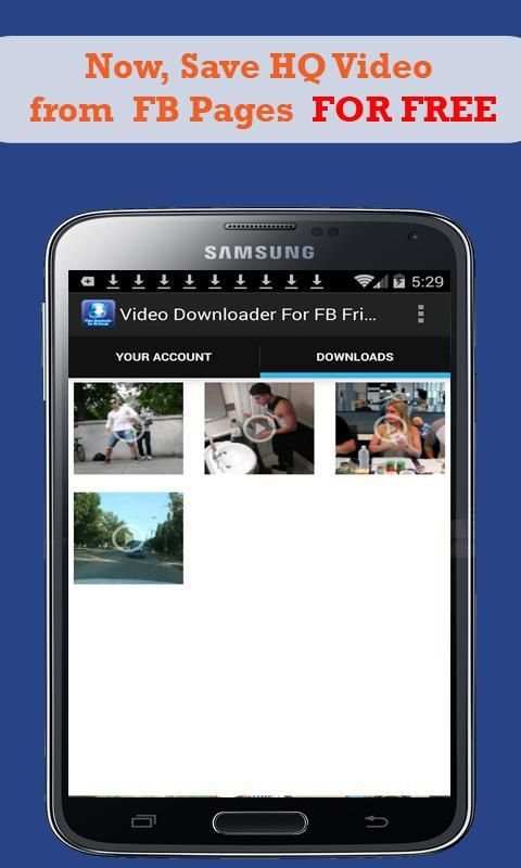 Video Downloader For Facebook screenshot 1