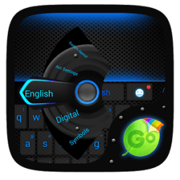 Dark Blue GO Keyboard Theme иконка