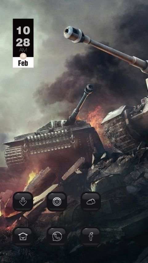 Tank in Battlefiled Theme screenshot 1