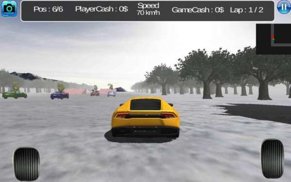 Snow Car Racing скриншот 6