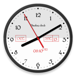 Analog clock widget أيقونة