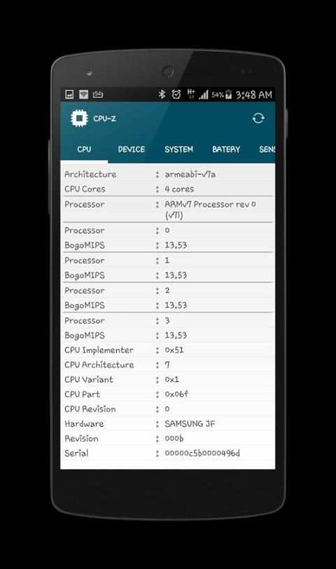 CPU Z स्क्रीनशॉट 3