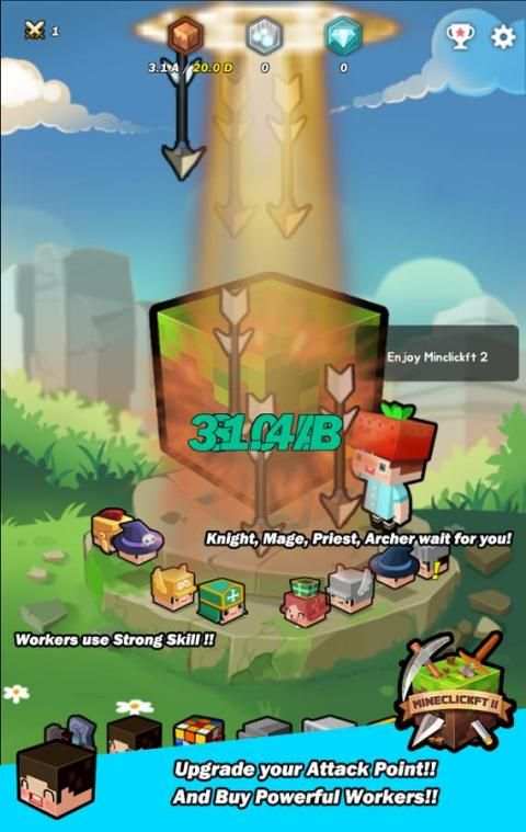 MineClickft2 -Free tap Clicker screenshot 7