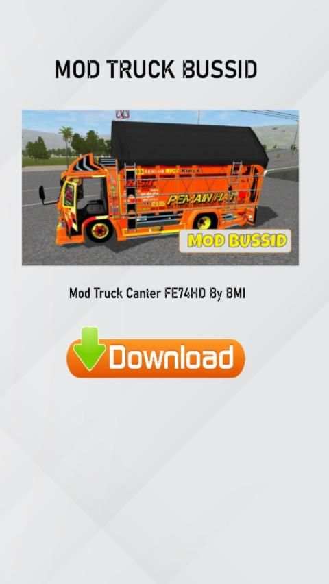Mod Truck Bussid screenshot 1