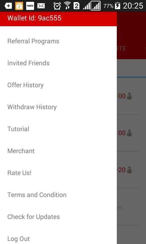 M-Wallet Earn Cash screenshot 1