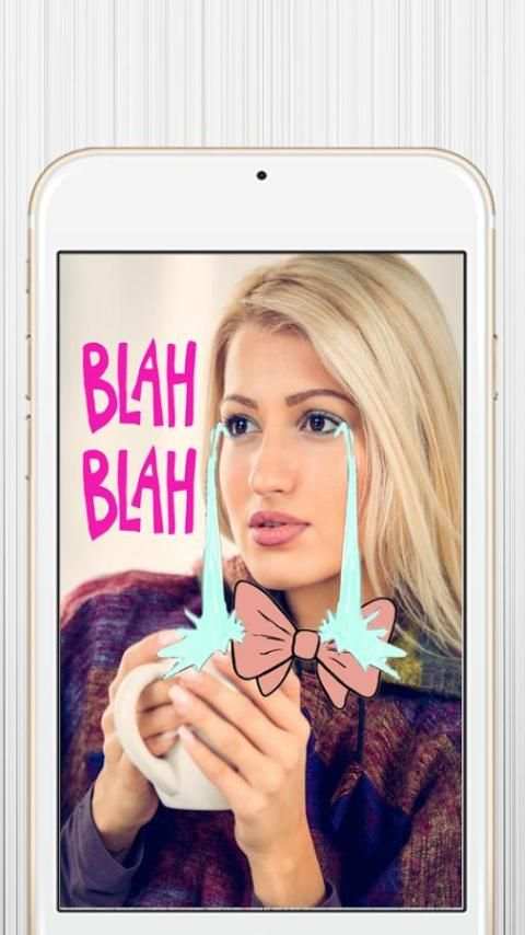 Snap Photo stickers and filter 1 تصوير الشاشة