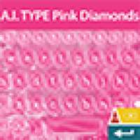 A.I. Type Keyboard Pink Diamonds on 9Apps