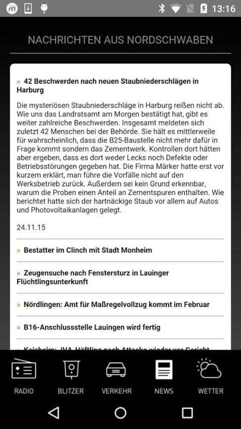 RT1 Radioplayer screenshot 1