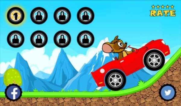 Tom Racing On Hill Climb скриншот 1