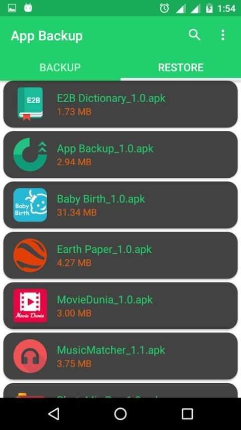 App Backup & Restore-Share APK скриншот 3