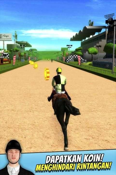 3D Pacuan Kuda dengan Hambatan screenshot 14