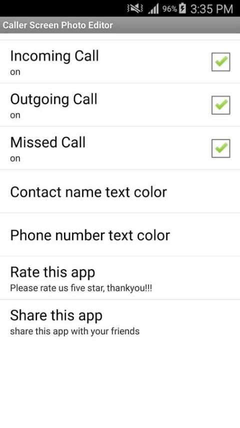 Caller Screen Photo Editor स्क्रीनशॉट 2