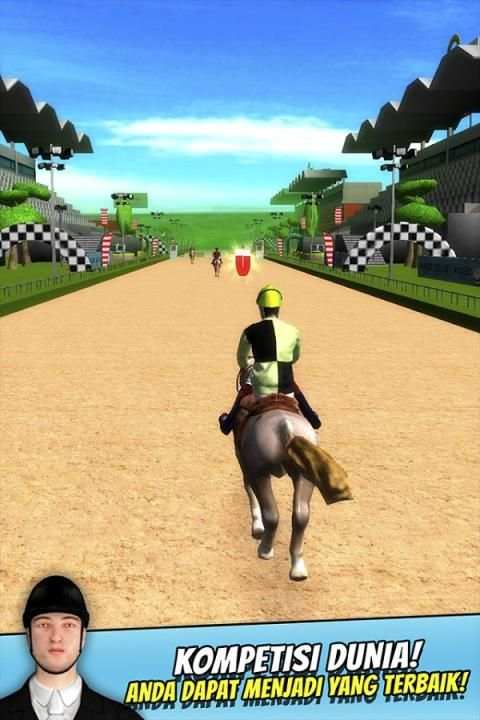3D Pacuan Kuda dengan Hambatan screenshot 12