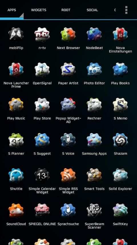Atoms Icon theme скриншот 4