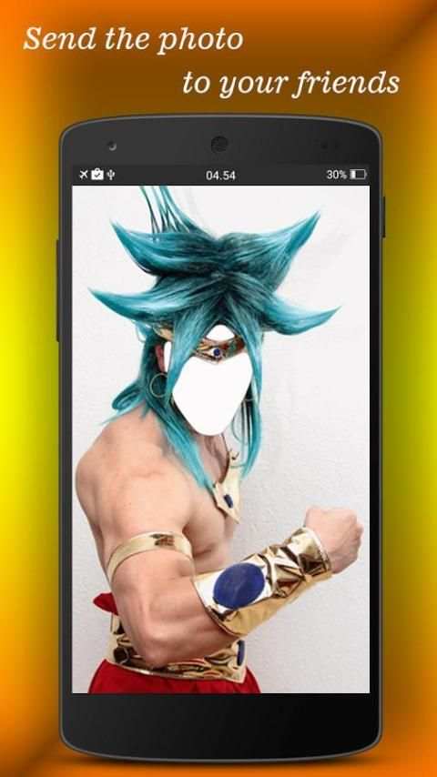Super Saiyan Costplay Maker скриншот 3