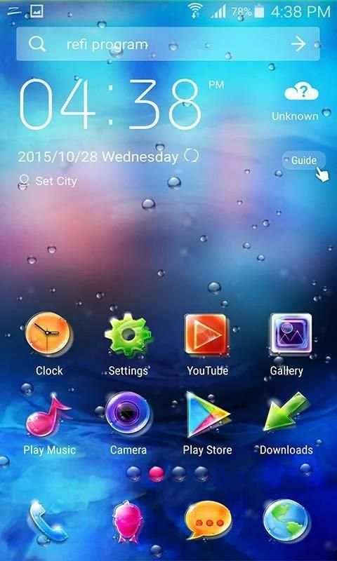 Shiny Glass ZERO Launcher screenshot 3