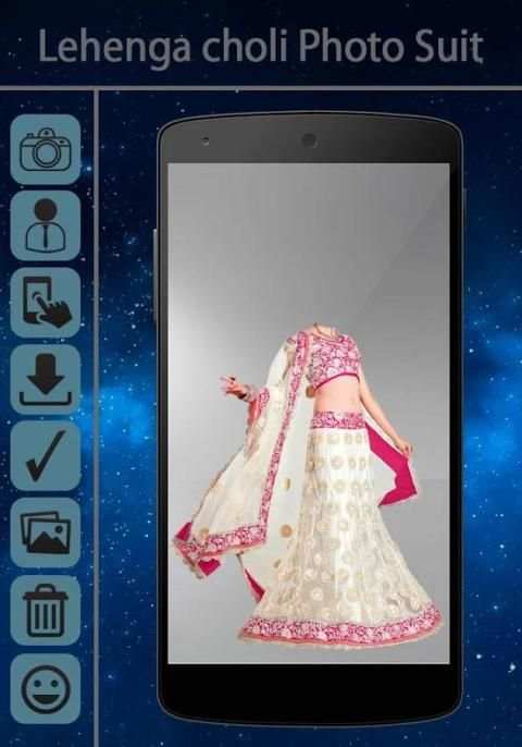 Lehenga choli Photo Suit स्क्रीनशॉट 1