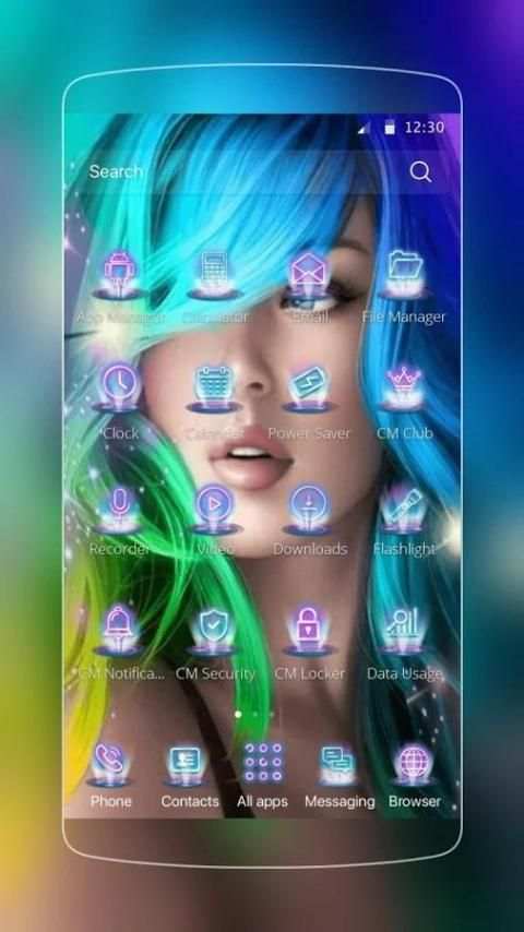 Hottie Gadis Tema screenshot 2