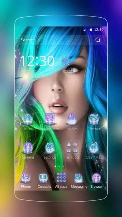 Hottie Gadis Tema screenshot 3