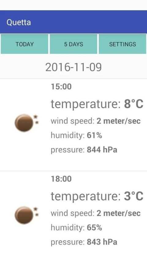 Quetta Weather скриншот 1