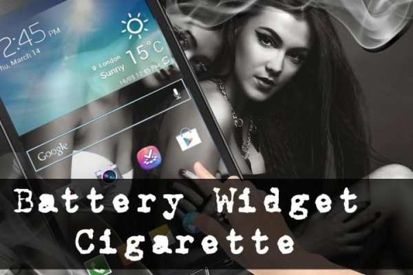 Battery Widget Cigarette 2 تصوير الشاشة