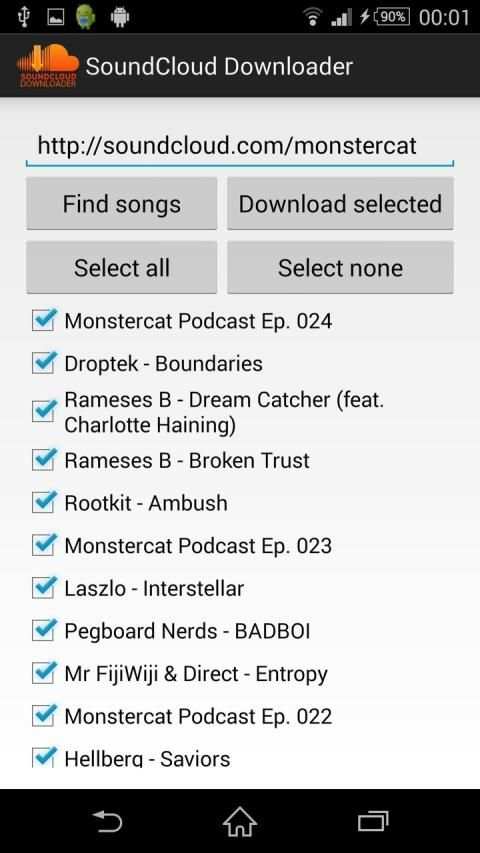 SoundCloud Downloader скриншот 1