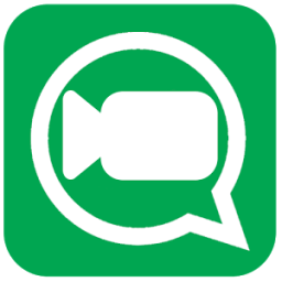 video call whatsapp fake أيقونة