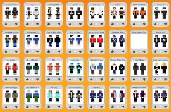 Top Boys Skins for Minecraft screenshot 2