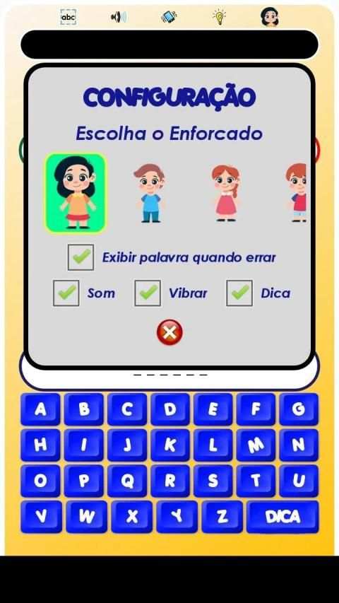 Jogo da Forca - Brasil screenshot 2
