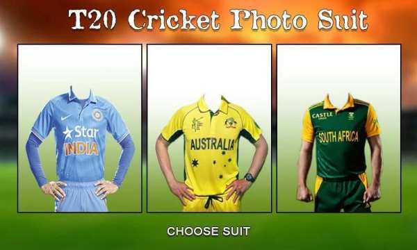 Cricket Photo Suit Editor screenshot 1