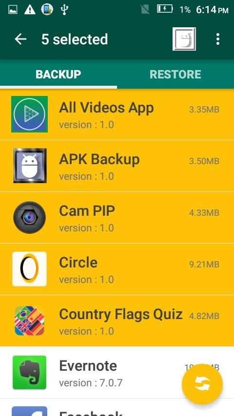 App Backup & Restore स्क्रीनशॉट 4
