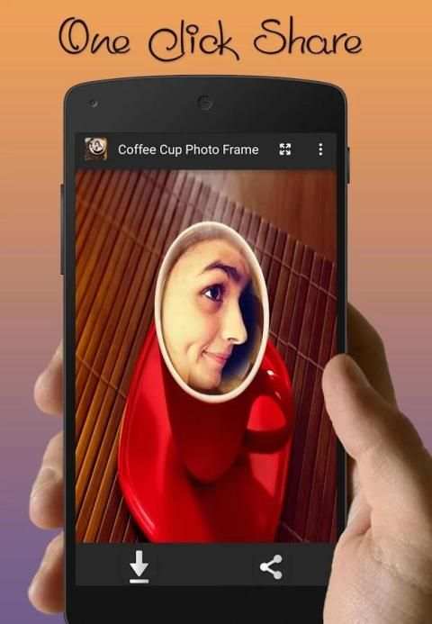 Coffee Cup Photo Frame screenshot 1