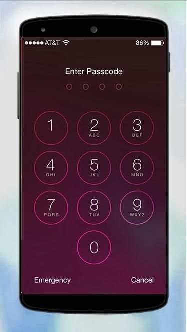 applock fingerprint & password 1 تصوير الشاشة