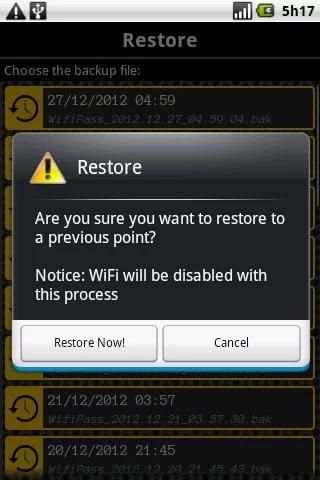 FREE WiFi Password Recovery screenshot 1