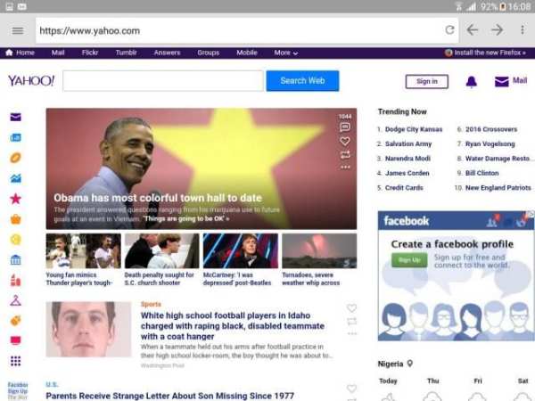 Tablet Browser स्क्रीनशॉट 2