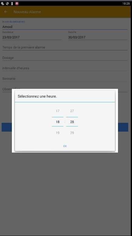 Médicament alert screenshot 6