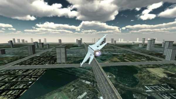 Jet Plane Fighter City 3D скриншот 8