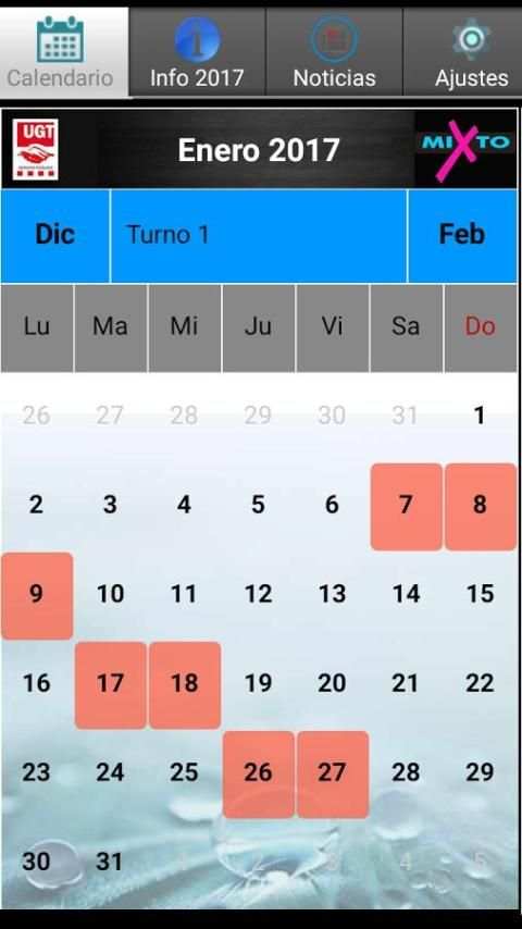 Mixto Calen 2017 screenshot 4