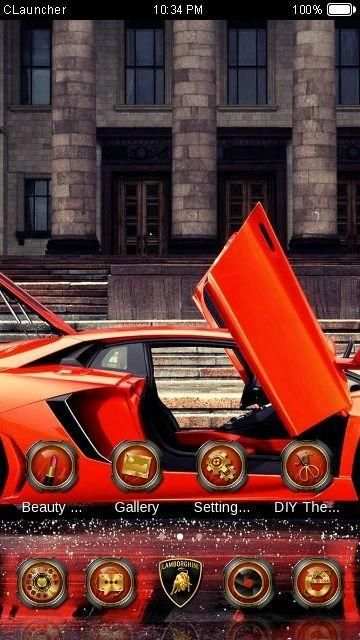 HOT LAMBORGHINI Clauncher Theme स्क्रीनशॉट 1