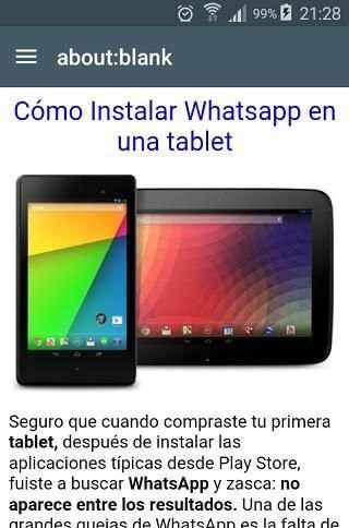 Instalar wasap en tablet 3.1 screenshot 2